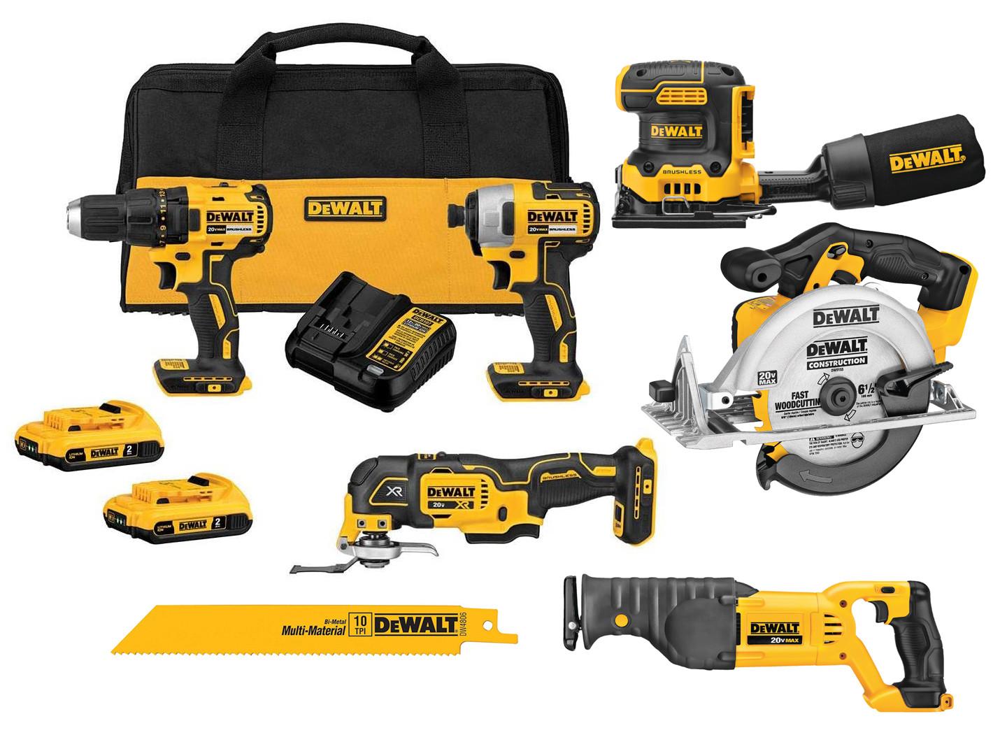 Rent to Own Dewalt 6 Piece Tool Combo Kit at Aaron s today